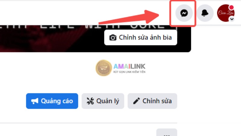 Cách lấy link messenger fanpage
