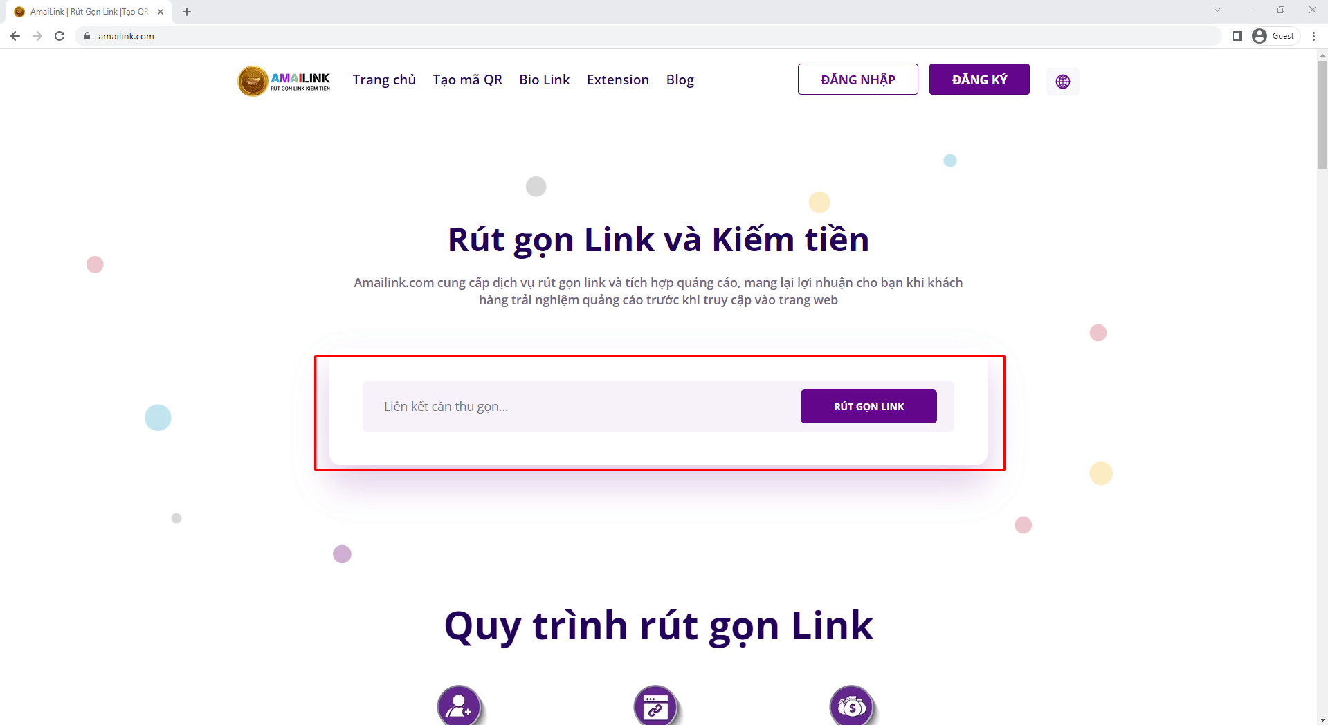 Cách rút gọn link Drive trên web Amailink