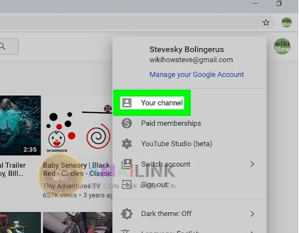 Cách lấy link đăng ký kênh Youtube trên máy tính