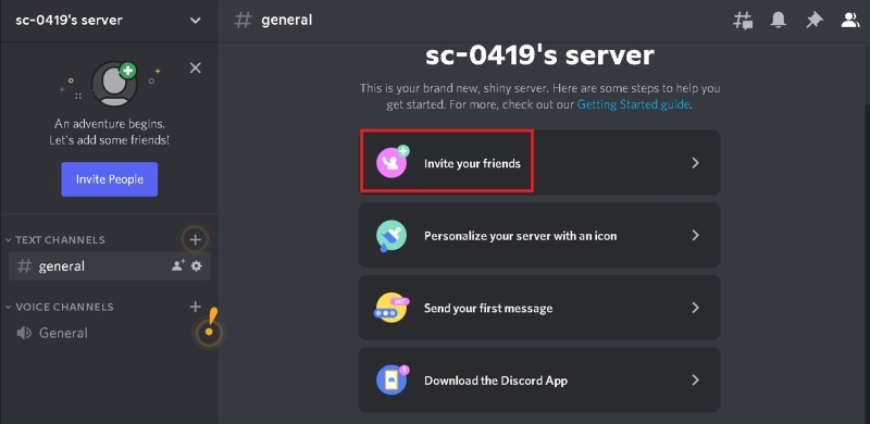 Hướng dẫn cách lấy link Discord